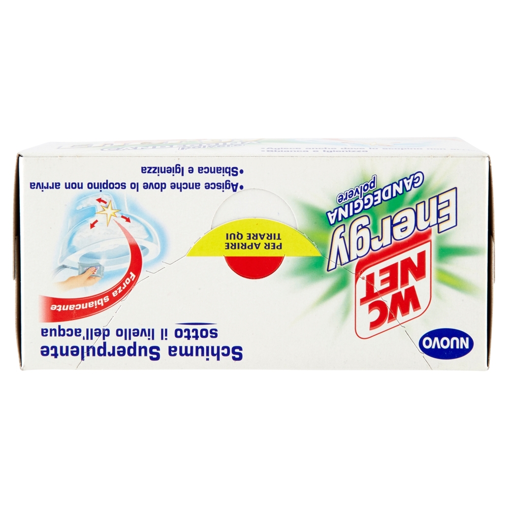 Wc Net Energy Candeggina polvere 4 Buste x 60 g